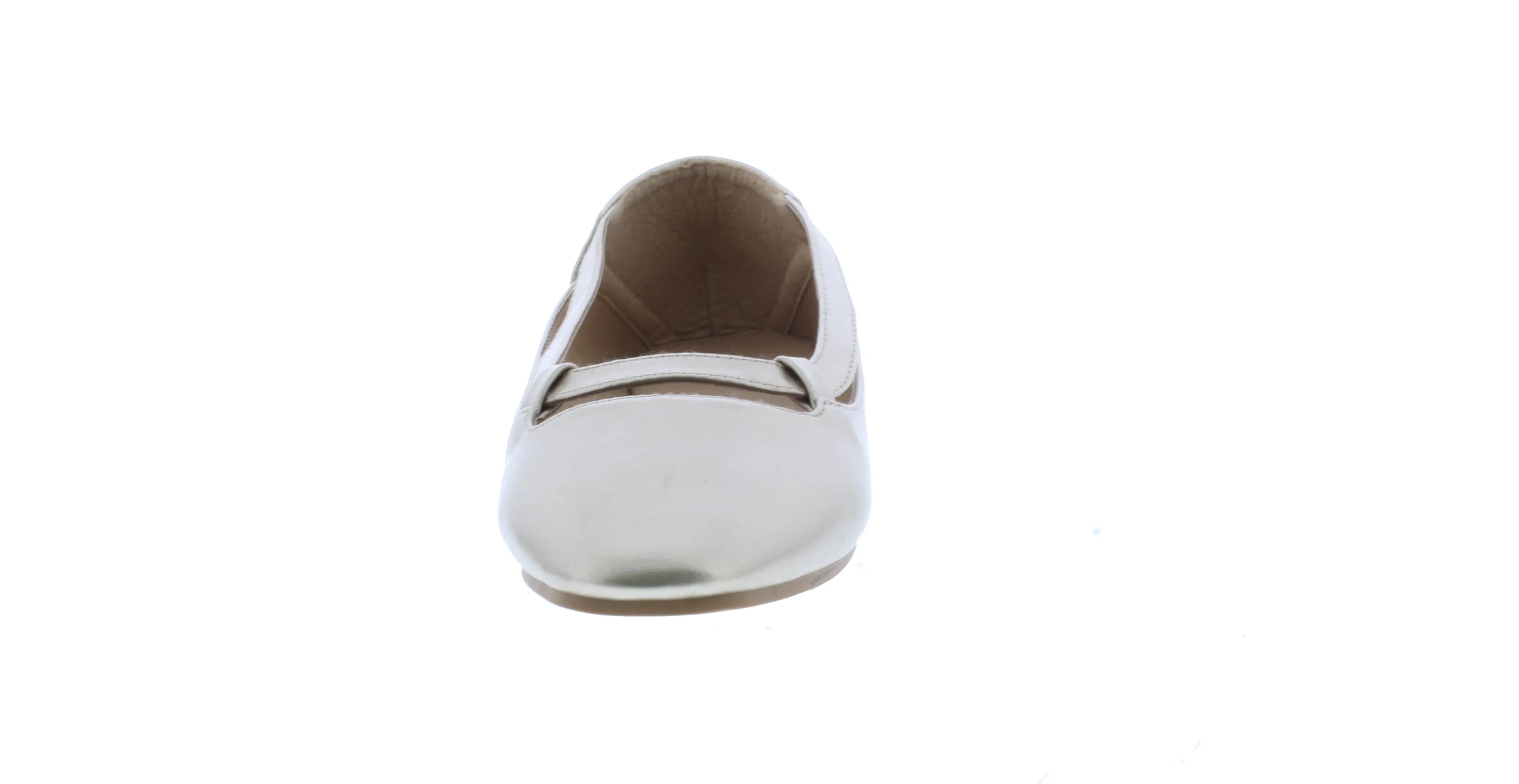 Women Faux Leather Flat Tip Ballerina