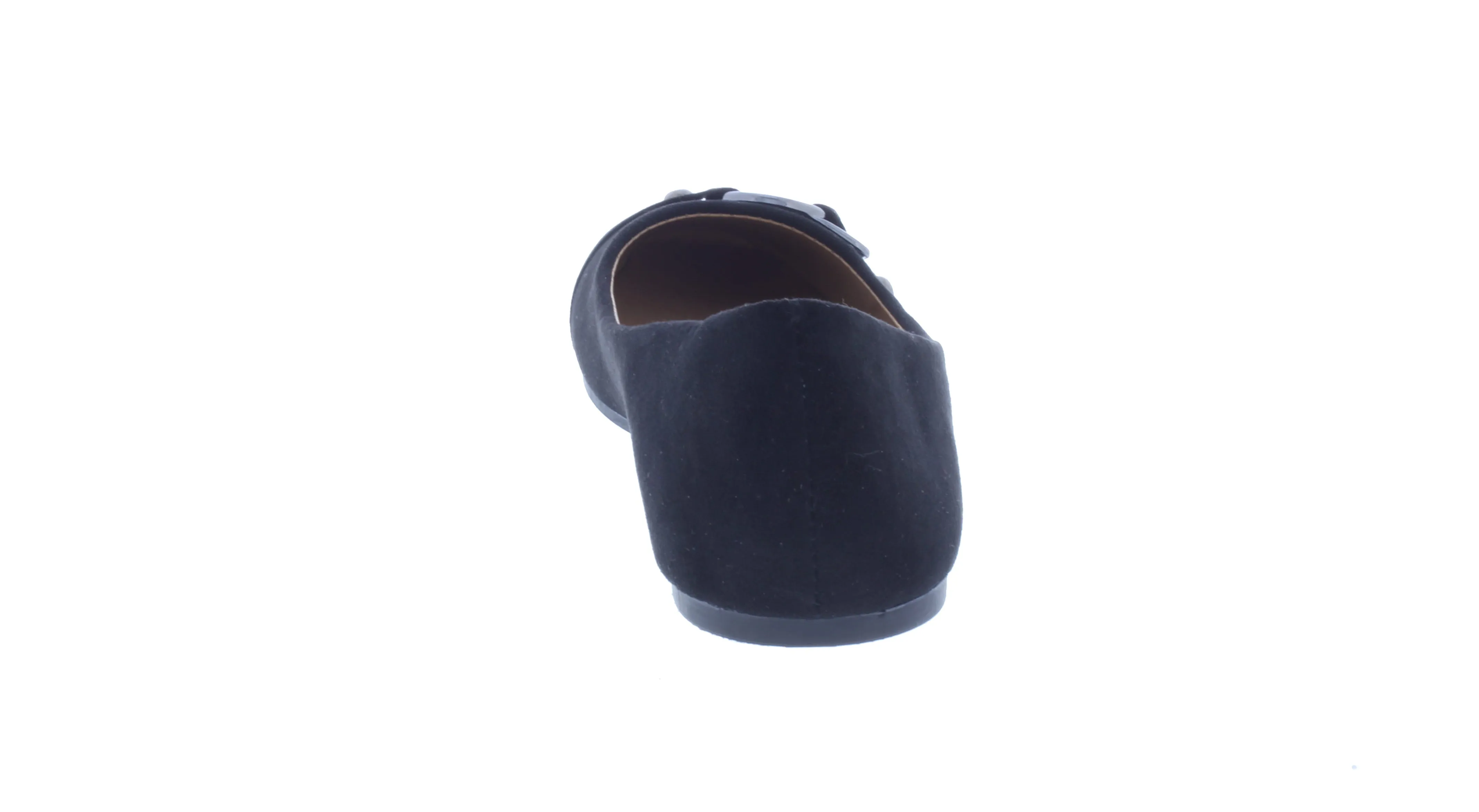 Women Microfiber Ballerina with Buckle